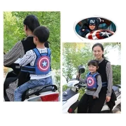 Đai Đi Xe Máy Cho Bé Địu Từ 1 -10 tuổi An Toàn 2