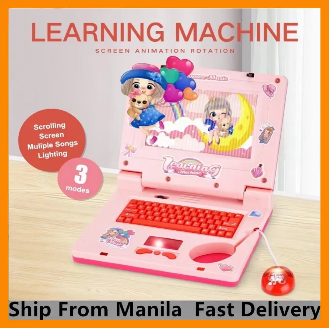 Plastic Kids Learning Laptop Cognitive Development Simulation Kids Laptop Toys