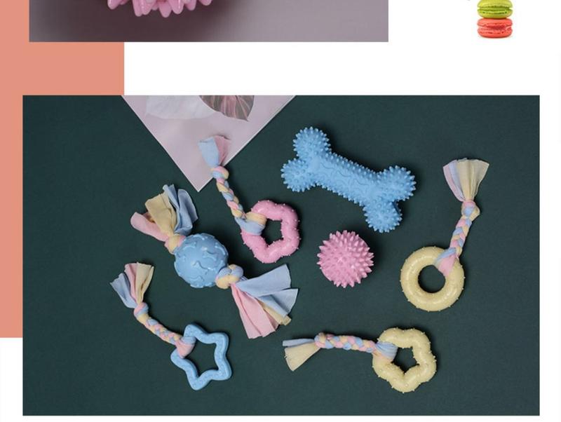 Product Introduction of Đồ Chơi Cho Chó Cưng, Thanh Răng Hàm, Chống Cắn, Thích Hợp Cho Chó Nhỏ Và Chó Con, Đồ Dùng Cho Chó, Que Munchkin, Nhai Làm Dịu, Bóng Cao Su, Bộ Cho Chó Vui Nhộn 13