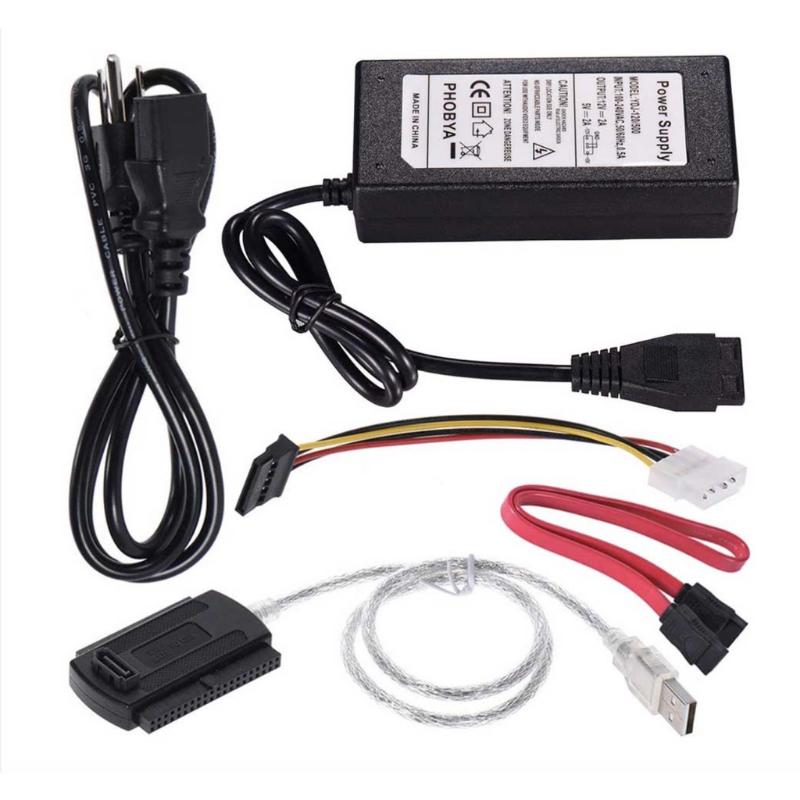 Product Introduction of ITINFTEK SATA PATA IDE Drive to USB 2.0 Adapter Converter Cable for Hard Drive Disk HDD 2.5  3.5  with External AC Power ขายดีประจำเดือนนี้ 7