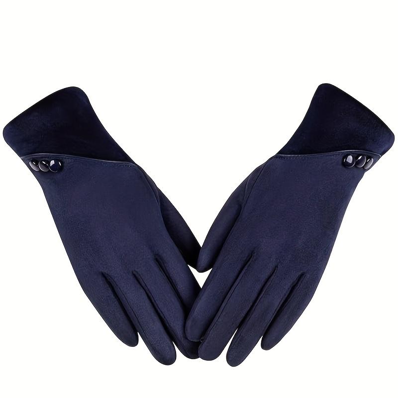 Women's Waterproof Winter Outdoors Sports Gloves, Touch Screen Compatible, Warm Insulation, Faux Fur Lining, Non-Retractable, Fingerless Design 1