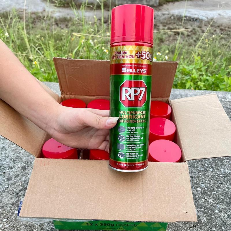  COMBO 3-6-12 Chai - Xịt Bảo Dưỡng Rp7 Chống Rỉ Sét Loại Tốt 350gr + 50g  493ml  