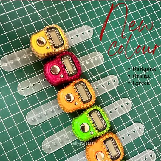 Tasbih Digital manik Batu Bling blink Doorgift Attire