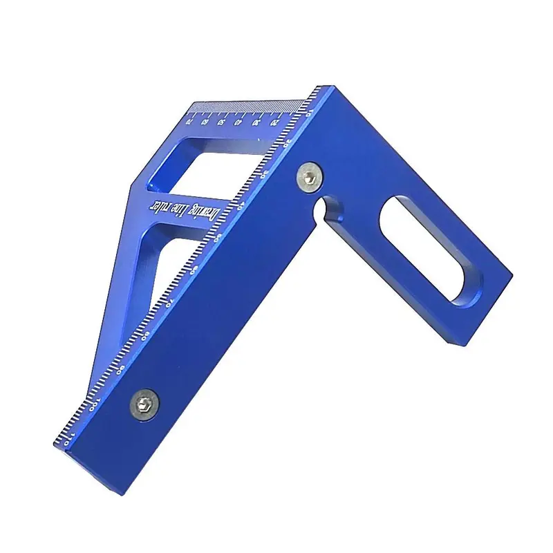 3D Multi-angle Measuring Ruler, Portable Woodworking Square Protractor, Woodworking Triangle Ruler, Hand Measuring Tool for Engineer Carpenter, Valentine's Day Gift 5