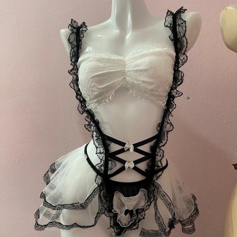 Váy voan có cài kèm quần siêu xinh