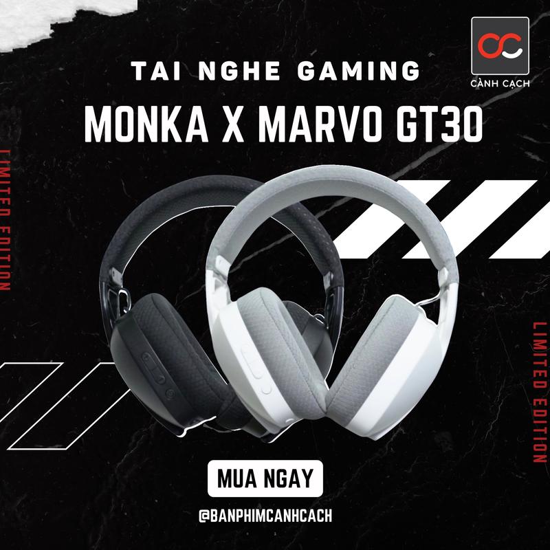 Tai nghe không dây gaming Monka x Marvo GT30