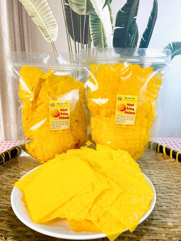 1kg BÁNH TRÁNG PHÔ MAI SỮA MÈ THƠM, BÉO (500G/GÓI) Food Cake Thức Ăn