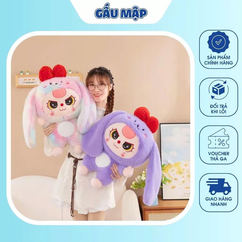 Gấu Bông Baby Three Size 6000% Thỏ Tai Blind Box Phiên Bảng Thú Nhồi Bông Quà…