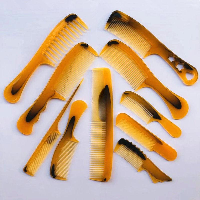 Product Introduction of 10 pieces of nylon comb with free shipping, unbreakable, thickened plastic household comb, professional hairdressing comb set, hairdressing comb 10