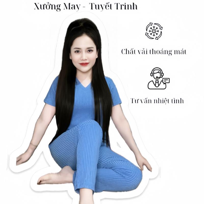 Set Bộ CỔ TIM TAY NGẮN - QUẦN BAGGY , Chất liệu vải tiêu dày dặn,Đồ Bộ Nữ Top Women, Size từ 38-90kg Áo