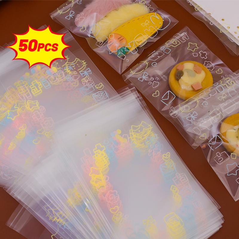 Product Introduction of Túi Niêm Phong Tự Mèo Opp, 50 Cái, Túi Đựng Đồ, Thiết Kế Hoạt Hình Dễ Thương, Trong Suốt, Có Thể Tái Sử Dụng, Chống Bụi, Thích Hợp Cho Kẹo, Người Hâm Mộ Ảnh, Bảo Vệ Nắp Chụp, Trưng Bày Trang Sức Và Đóng Gói 16