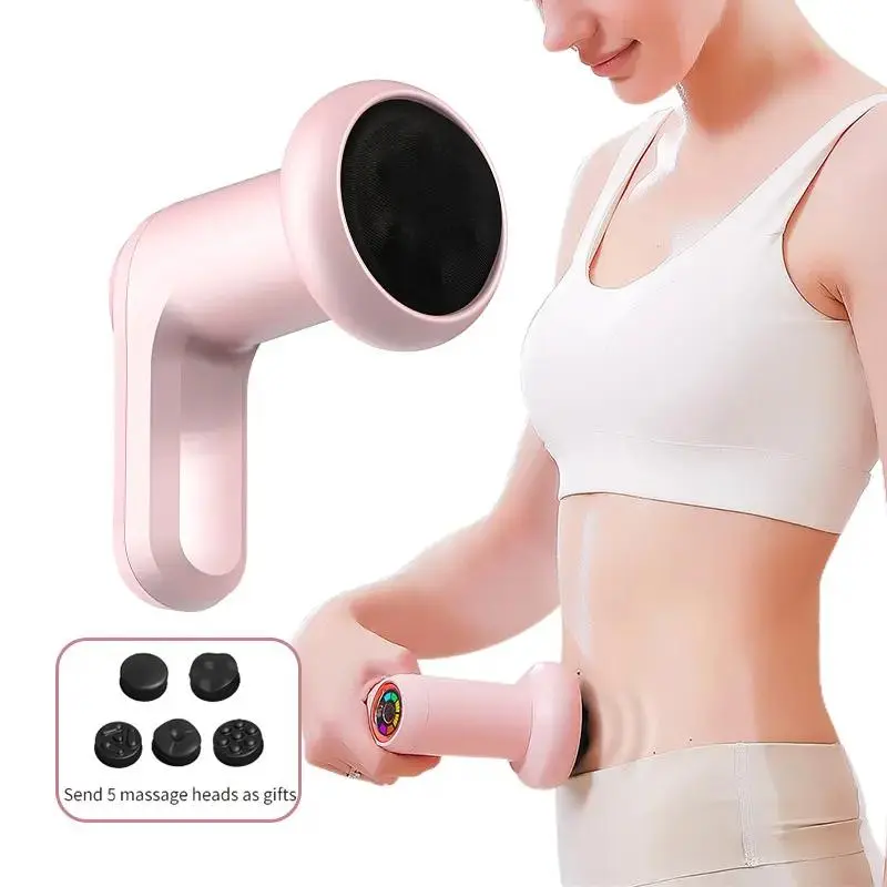 Portable Handheld Body Massager, USB Rechargeable Cell Massager for Abdomen, Neck, Legs, Arms, Body Sculpting Machine for Women 0