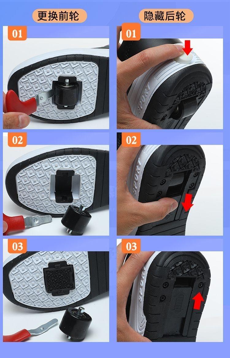 Product Introduction of Giày Heelys Trẻ Em, Bánh Đôi, Dành Cho Bé Gái Từ 8 Đến 15 Tuổi, Phiên Bản Sinh Viên, Giày Con Lăn Không Sáng, Giá Rẻ, 9,9 Nhân Dân Tệ, Có Sẵn Năm 2025 20