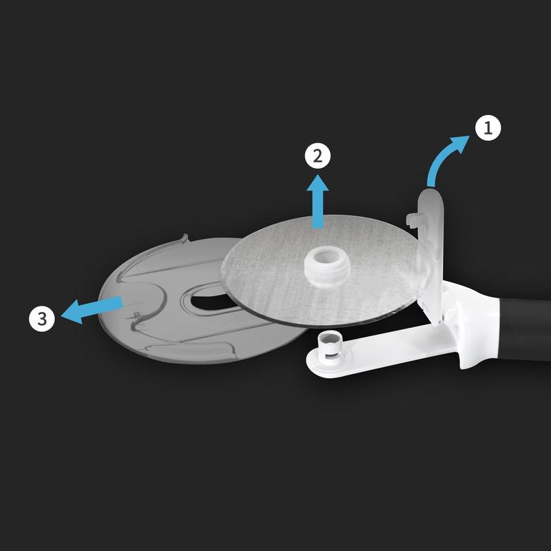Product Introduction of Detachable Pizza Cutter, Stainless Steel Pizza Slicer with Handle, Pizza Wheel Cutter, Kitchen Utensils & Gadgets, Kitchen Accessories 7