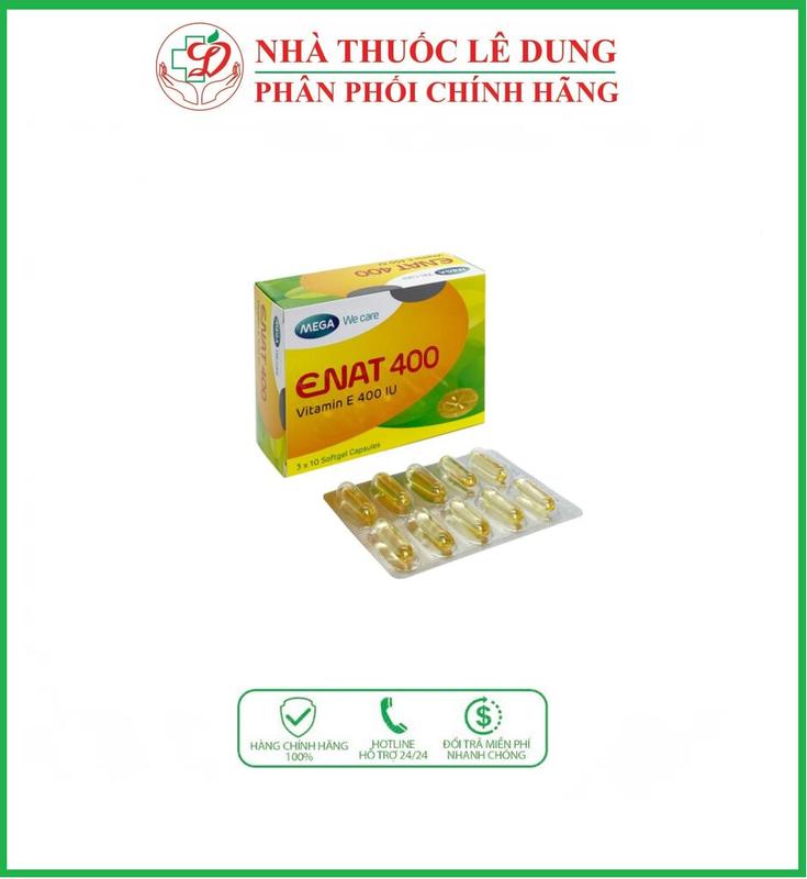 [CHÍNH HÃNG] ENAT 400 - BỔ SUNG VITAMIN E