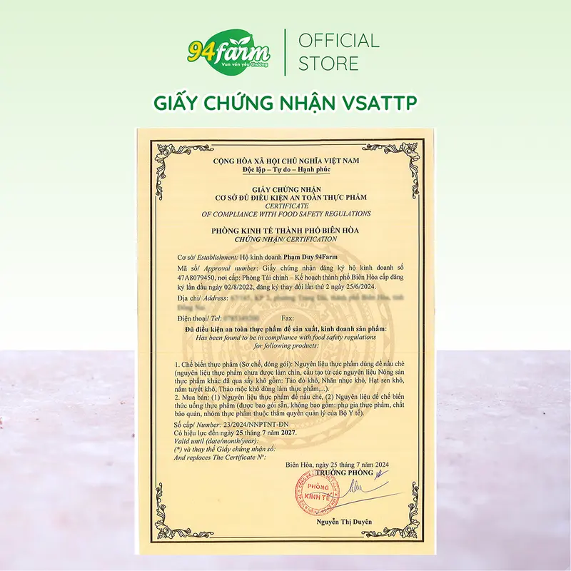 Combo 2 set Chè Long nhãn Hạt sen Tuyết yến 94Farm Nước Trà, Tea 1