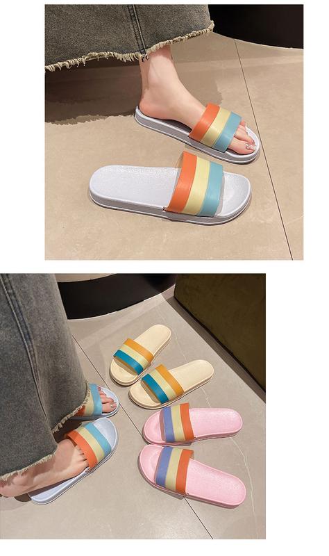 Product Introduction of Slippers Men's and Women's Summer Wear Indoor and Outdoor Non-Slip Thick Bottom Soft Bottom Bath Bathroom Slippers 9