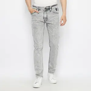 Trondheim Celana Jeans Pria Denim Kovac Light Grey Washed Slim Fit