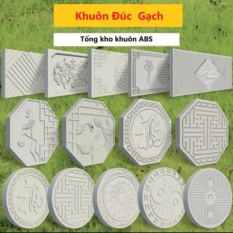 Khuôn đúc gạch bê tông lát sân vườn - đa dạng mẫu mã 