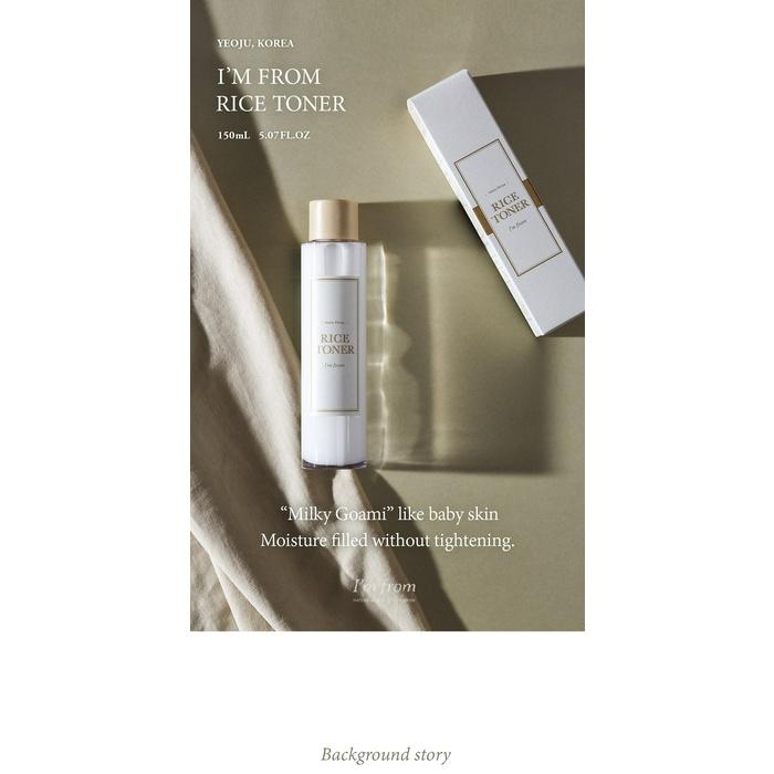 Product Introduction of I'm From Rice Toner / Essence 150ml  77.78% Rice (Goami) Extract Made in Korea Skincare Brightening Moisture Vegan Skin Repair Comfort toner  pad 39