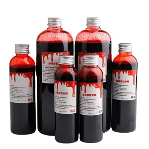 100 ml Darah Palsu Warna Merah Untuk Halloween Prank Pesta Karnaval / Darah palsu mainan prank