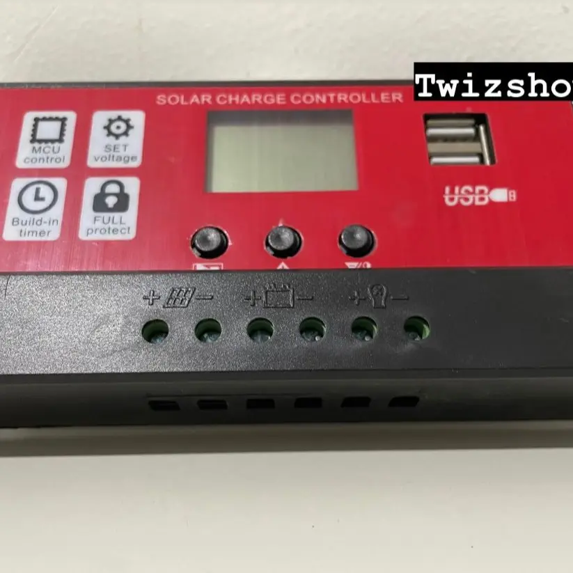 Solar Panel Charger Controller 20A Panel Surya 12V 24V Intelligent PWM SCC PWM 20 Ampere