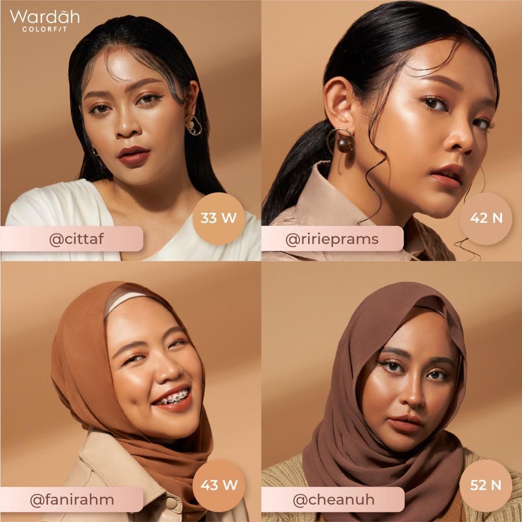 Wardah "REFILL" Colorfit Perfect Glow Cushion SPF 33 PA++ - Tahan 12 Jam Hasil Glowing