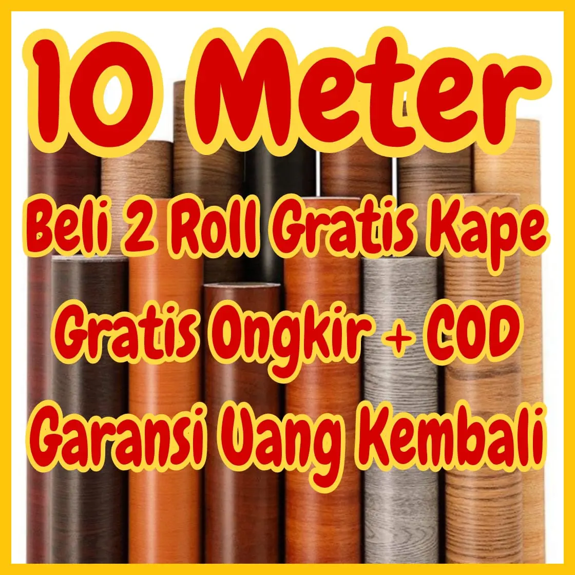 Wallpaper Dinding 10 m 10 meter 45 cm x 10 m MOTIF KAYU JATI TUA MUDA KAYU RUSTIC KAYU HITAM PUTIH MEJA LEMARI PINTU TRIPLEK PAPAN WARNA WARNI