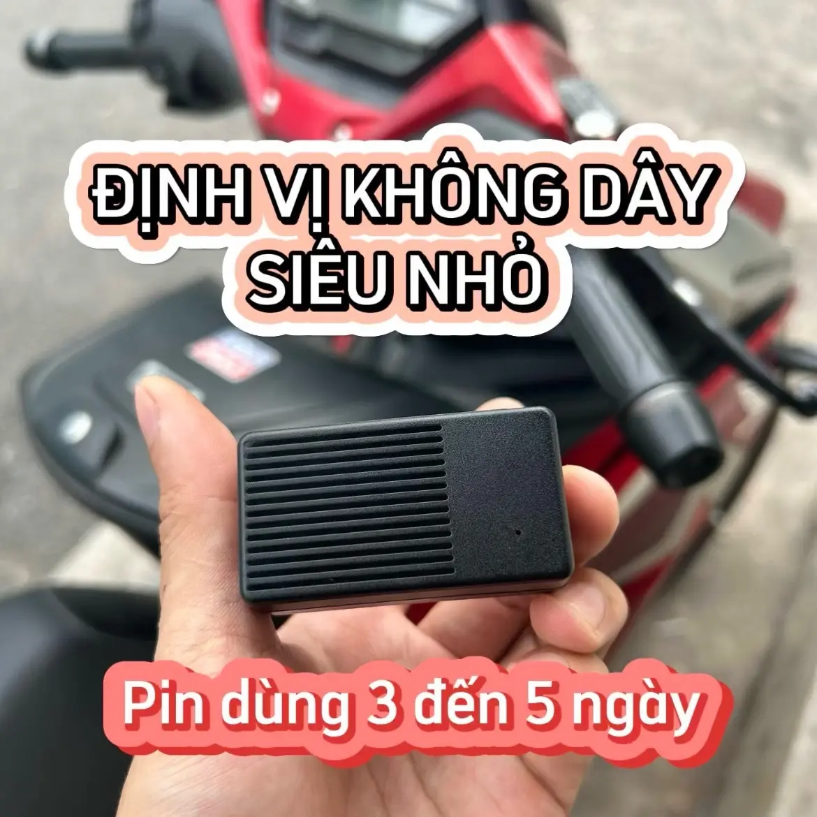 Định Vị Không Dây LL305S Sjêu Nhỏ Gọn Dùng Lắp Đặt Cho Xe Máy Ô Tô Túi Xách, Giúp Định Vị Vị Trí Xem Lộ Trình Di Chuyển 90 Ngày, Định Vị Gps.