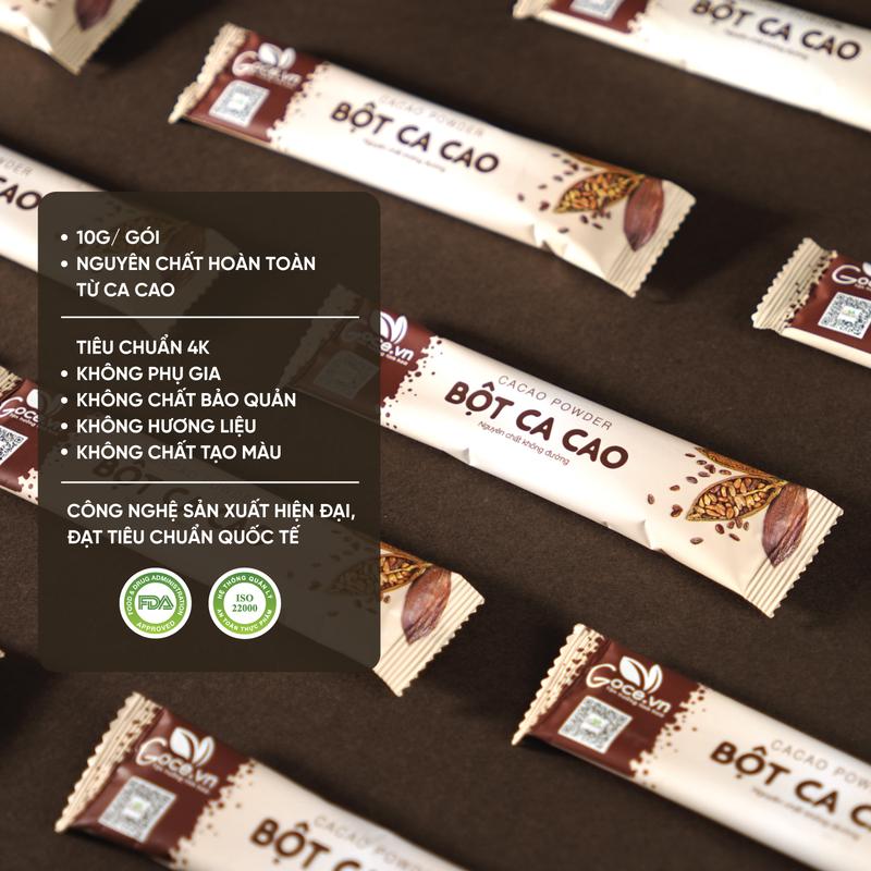 Bột cacao nguyên chất Goce - 150g (15 gói x 10g) ST 2