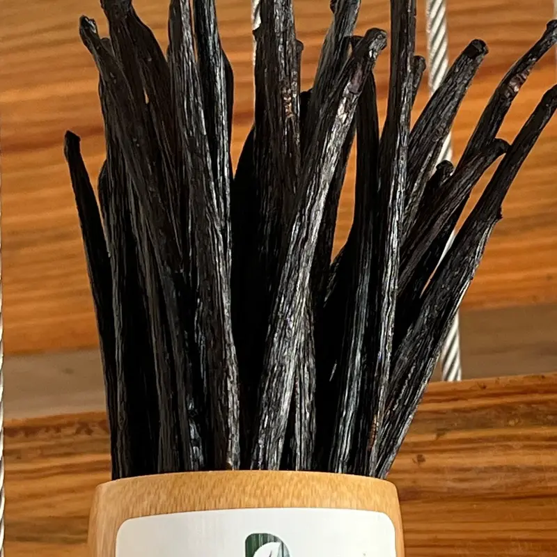 Quả vanilla khô nhập khẩu, 15-17cm, 50gr gồm 10-16 quả, tạo hương vani tự nhiên cho bánh, kem, sữa hạt và các thức uống 2