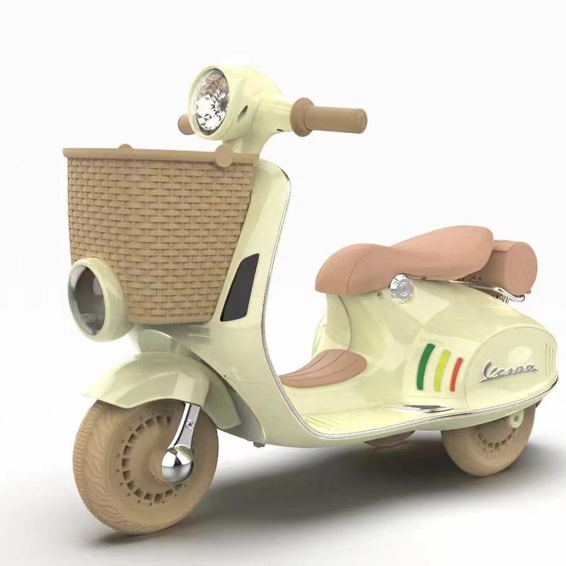 Xe máy điện, xe vespa XW-03 mẫu mới có giỏ đồ to cho bé đủ màu, tặng sạc_Hulk.Kids
