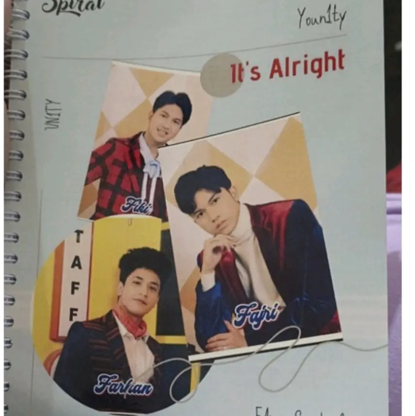 Notes book un1ty edisi it's alright