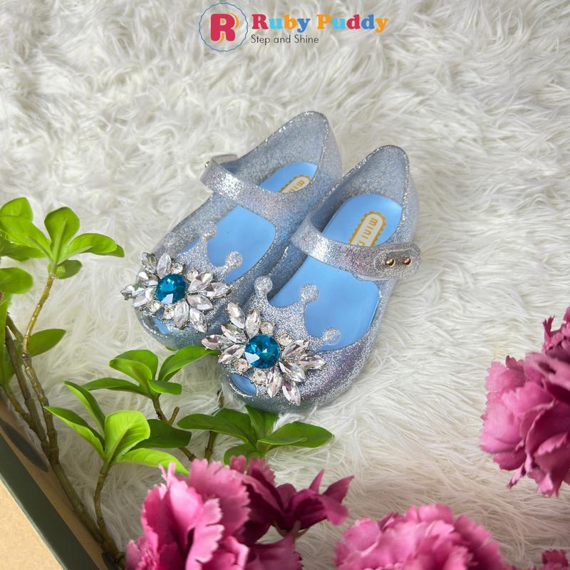 Giày Nhựa Thơm Chính Hãng Công Chúa Đính Đá Sang Chảnh Dành Cho Bé Gái  Ruby Puddy MS05