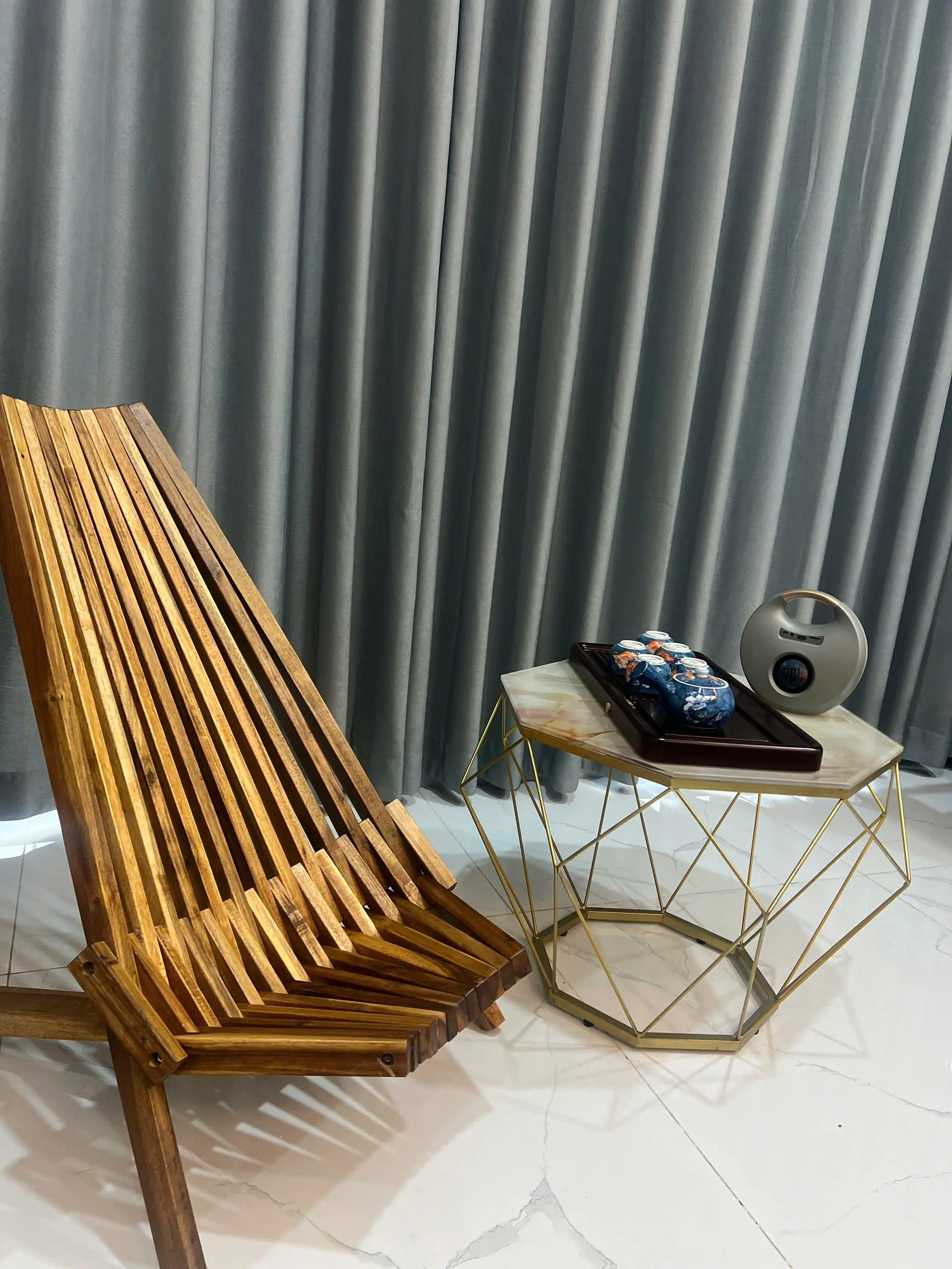 Ghế gỗ thư giãn xếp gọn cao cấp thương hiệu Wood One