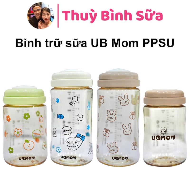 Bình trữ sữa UBmom các phiên bản nhựa ppsu chính hãng cho bé