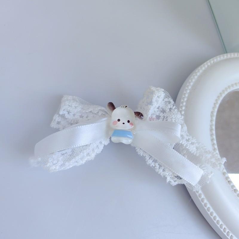 Product Introduction of Kẹp Tóc Bướm Ren, Dành Cho Bé Gái, Đồ Trang Sức Đầu Ngọt Ngào Kẹp Tóc Sanrio, Buộc Tóc Đuôi Ngựa Đôi, Đồ Trang Trí Tóc Voi Cua 8