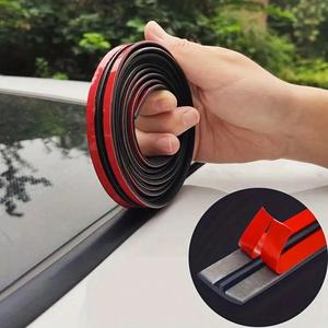 Tira de sellado en forma de T para coche, tira de aislamiento acústico, parabrisas frontal para techo corredizo, ventana trasera de la puerta trasera, tira impermeable y a prueba de polvo para techo