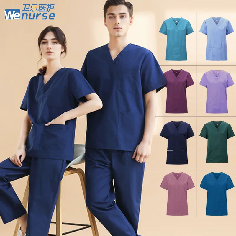 Surgeon Scrub Top - Short Sleeve Summer Thin Nursing Uniform for Doctors & Nurses| Operating Room Scrubs| Medical Workwear (Men & Women)