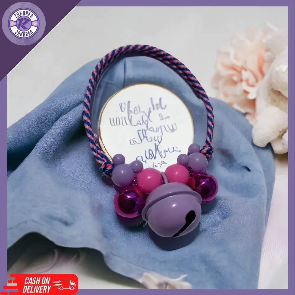 KALUNG KUCING ANTI KUTU BAHAN PRUSIK LONCENG 3 BELL NYARING AWET COCOK UNTUK KITTEN/JUNIOR READY