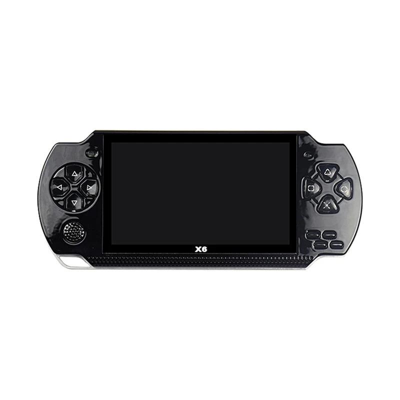 Product Introduction of 2025 X6 Handheld Game Console 4.3 Inch Screen Mp4 Player Mp5 Game Player 8Gb Support For Psp Game Camera Video E-Book A 3
