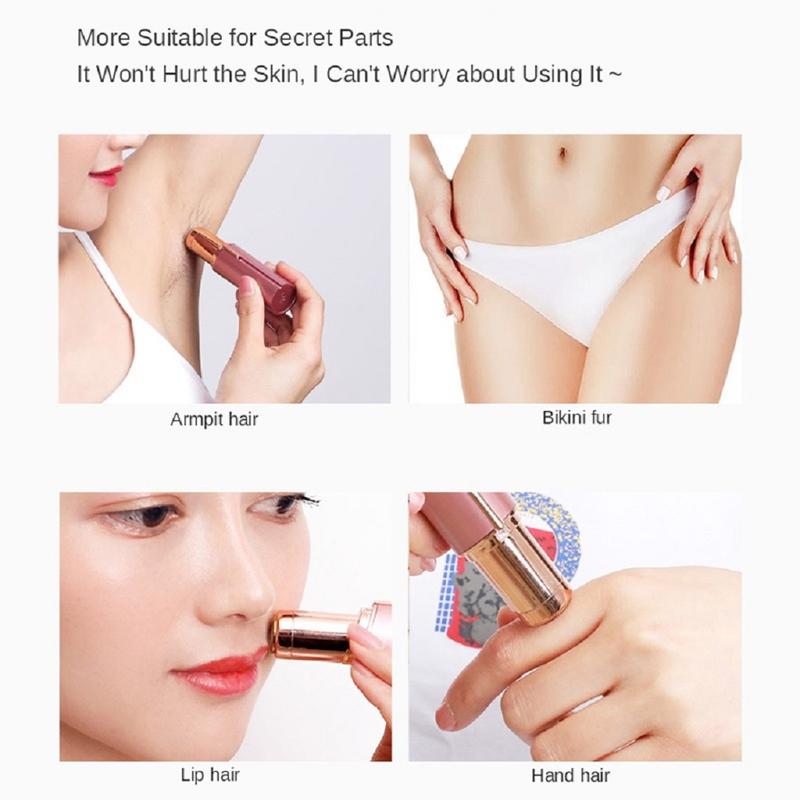 Máy tỉa lông Mini Heart Of Love,Tỉa lông nách, vùng kín, lông mép loại sạc điện bản nâng cấp thế hệ mới nhất