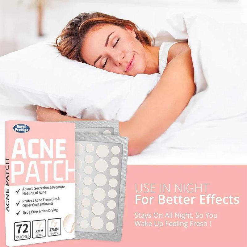  Miếng Dán Mụn Trứng Cá Trong Suốt SOUG 72 miếng   hộp Vô Hình Chứa Axit Salicylic Để Chăm Sóc Da Miếng Dán Mụn Trứng Cá 
