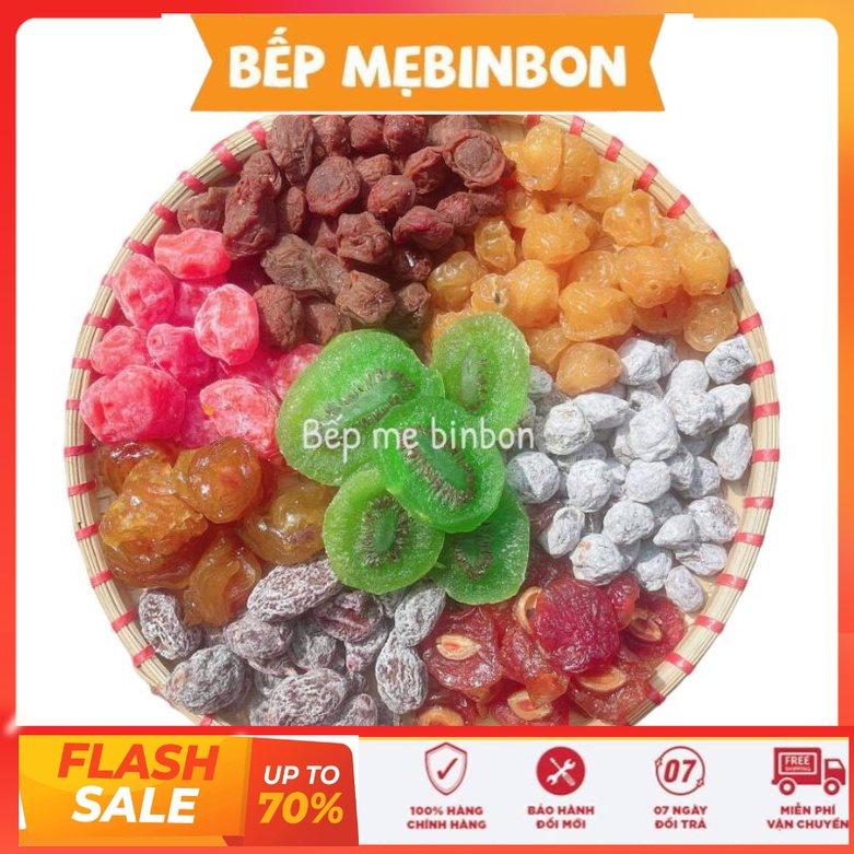 500G Ô mai xí muội mix vị chua ngọt ngon đặc biệt Snack Ăn Vặt Food Thức Ăn kiwi đào