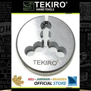 Mata Snai Senai Snei Snay Dies M5~M14 x 0,8~2,0 mm - Adjustable Round Dies TEKIRO