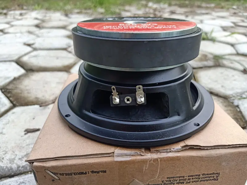 Speaker Midle Blackspider 6 inch Black Spider 638 W3 6" Original 4