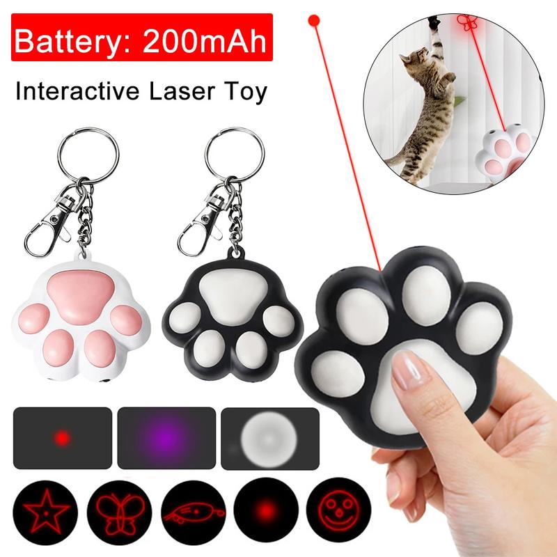 Product Introduction of Pet Cat Toys USB Rechargeable Laser Toy Transform Pattern for Cats Interactive Funny Kitten Training Laser Toy Cat Accessories 19