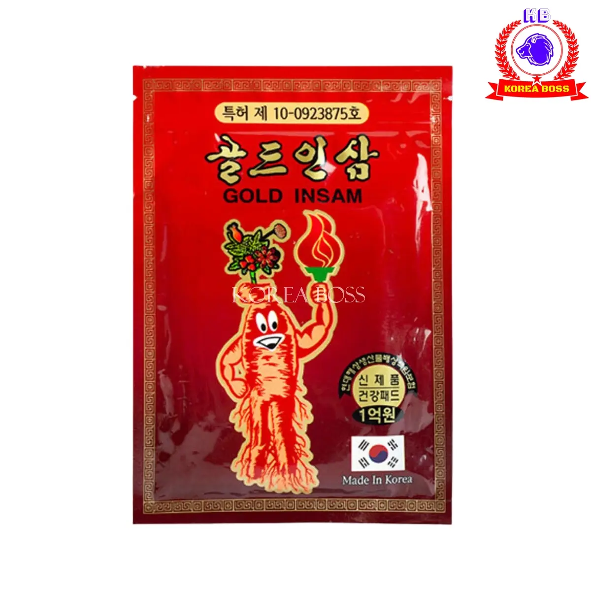 Cao dán hồng sâm hàn quốc Insam đỏ, gói 20 miếng - Miếng dán sâm giảm đau