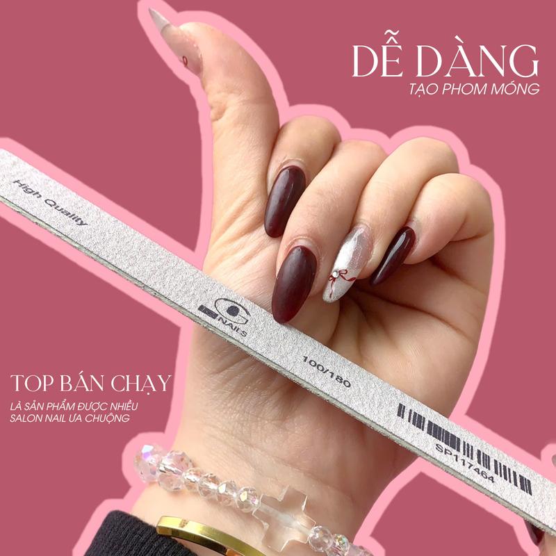 Product Introduction of Dũa móng tay TG tạo phom loại mỏng độ nhám 100/180 9