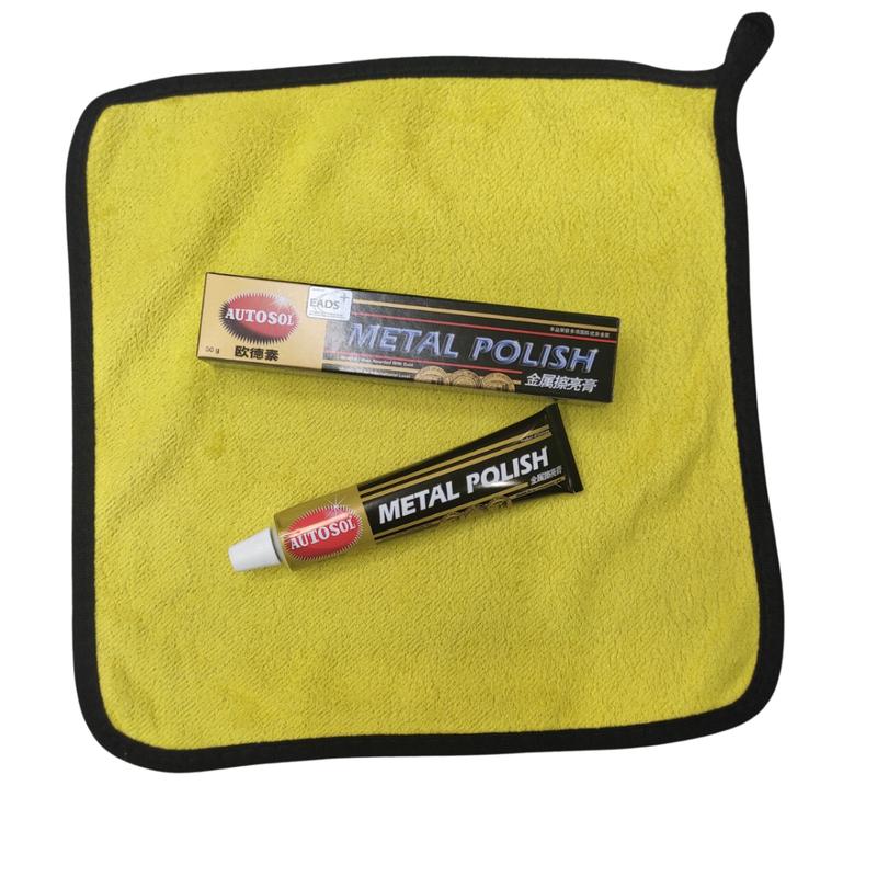 Kem đánh bóng kim loại Autosol Metal Polish dùng cho bề mặt đồng inox